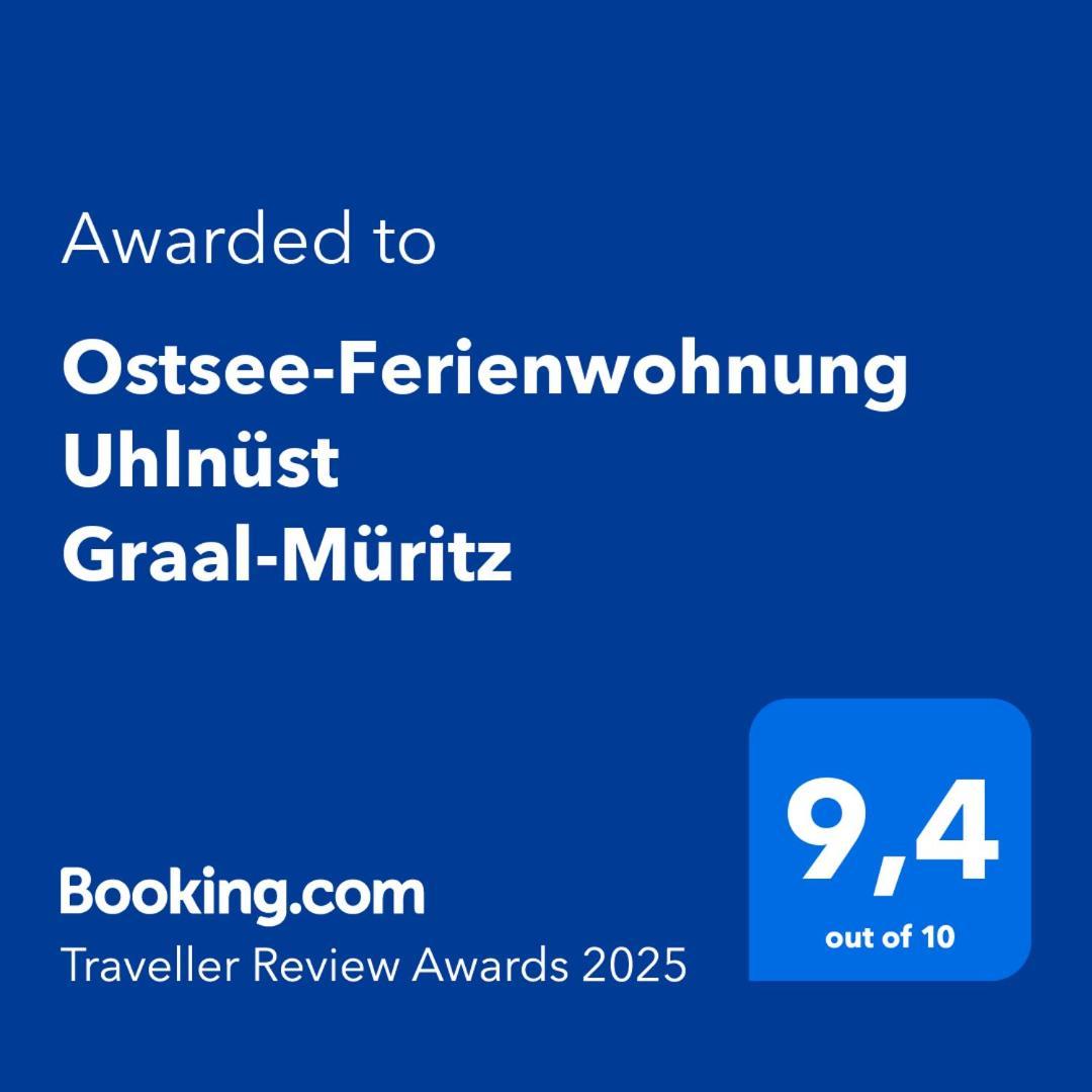 Ostsee-Ferienwohnung Uhlnuest Graal-Mueritz Gelbensande Dış mekan fotoğraf